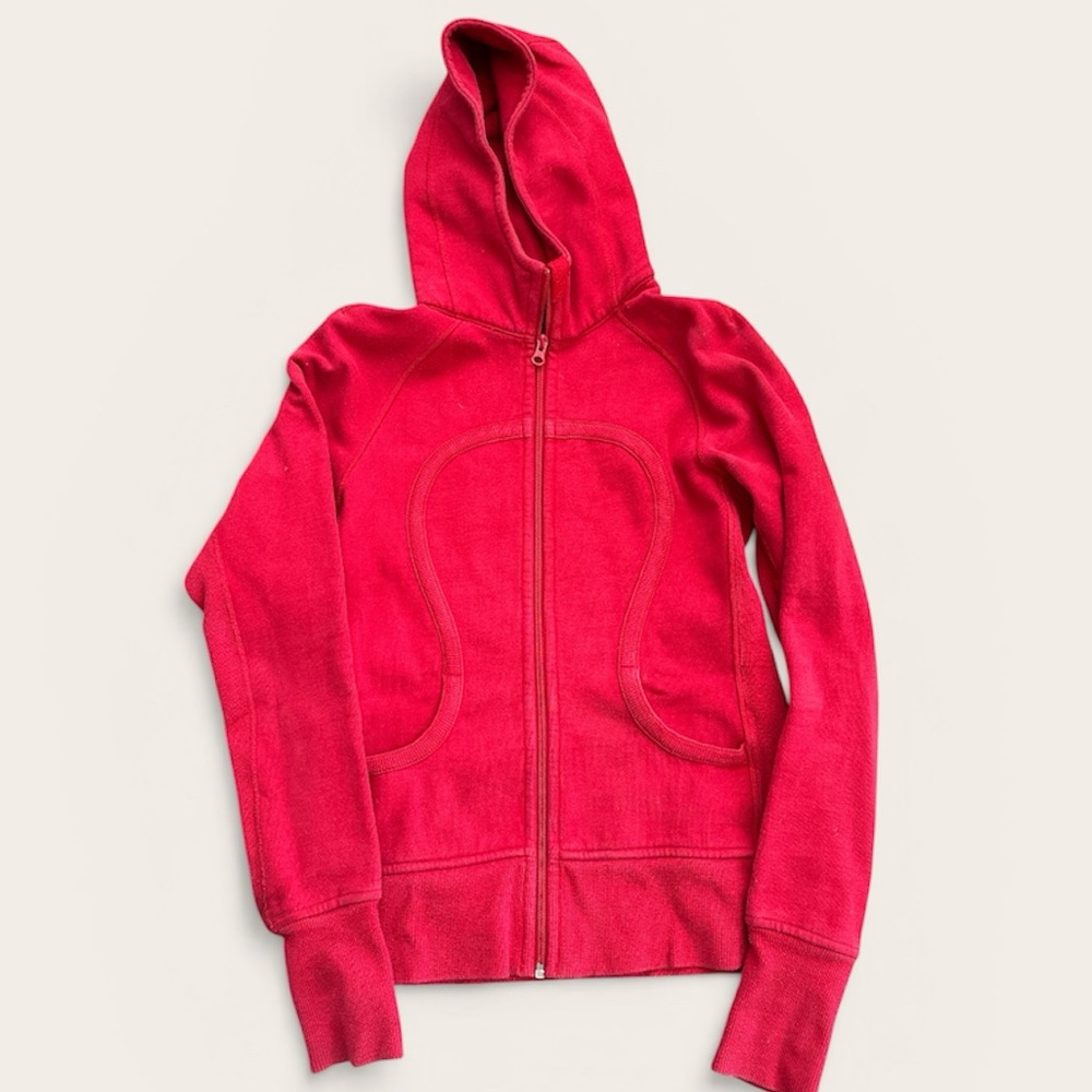 Lululemon Athletica Vibrant Red Hoodie